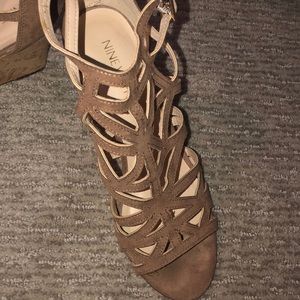 Nine West Shoes - Nine West Nude Wedge Nine West Shoes - Nine West Nude Wedge